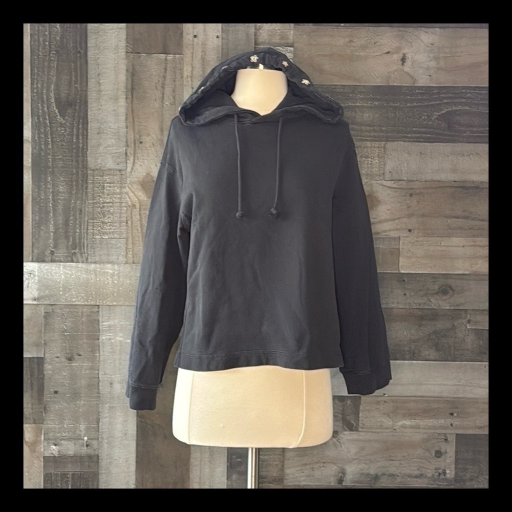 Madewell Rivet & Thread hoodie sweatshirt XXSmall floral dark feminine boho chic - Picture 6 of 11